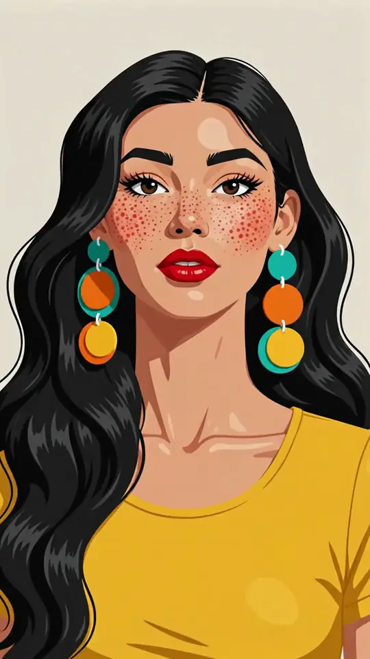 Ilustração de uma pessoa vista de frente; arrastando, a vista gira até o perfil — é o que o vídeo precisa mostrar